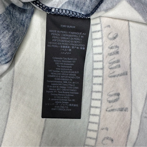 NWOT Tory Burch Louis Printed Tee - Picture 5 of 7